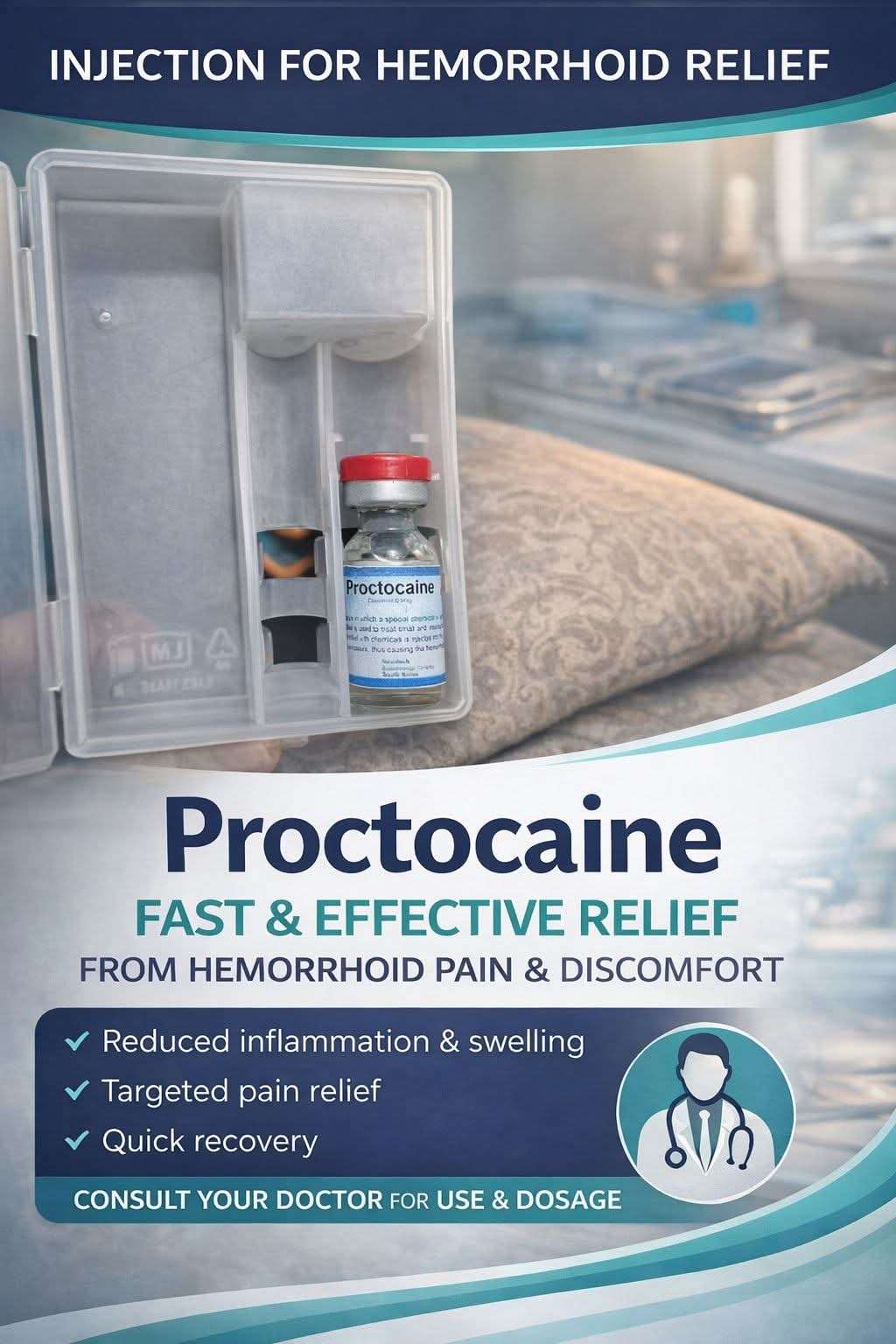 Proctocaine injection